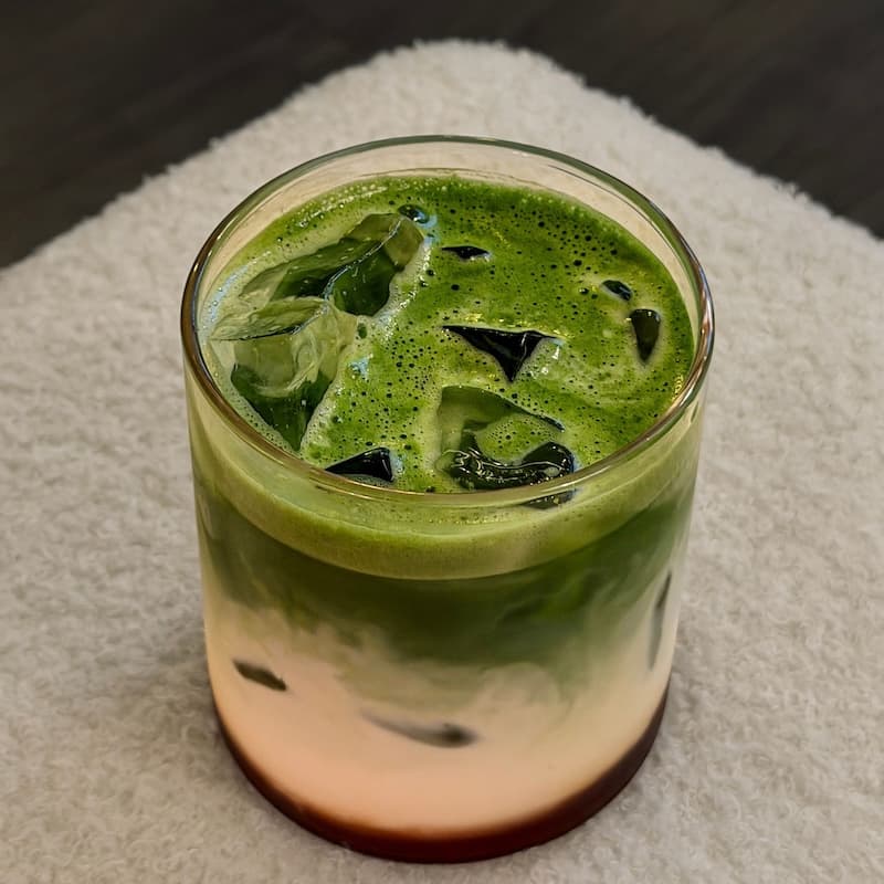 strawberry matcha